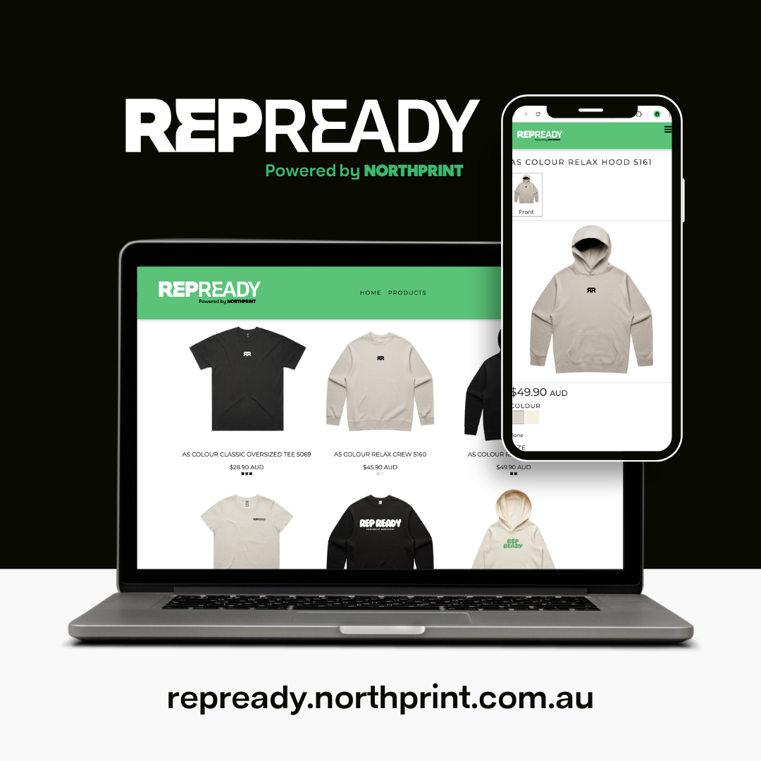 RepReady web store mock up