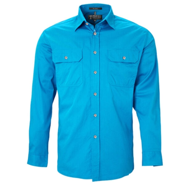 MEN'S PILBARA OPEN FRONT L/S SHIRT Thumbnail