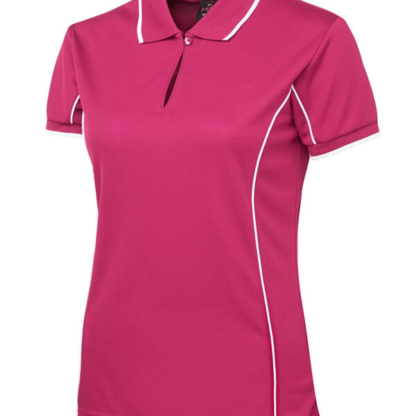 PODIUM LADIES PIPING POLO Thumbnail