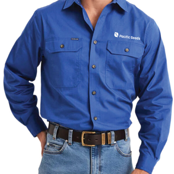 PS 22 - Burton Workshirt - Full Button Long Sleeve Light Weight Thumbnail